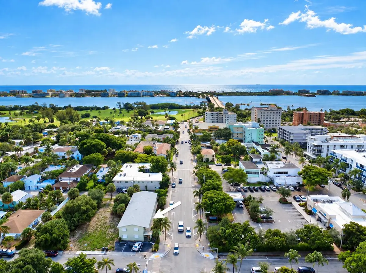 220 Lucerne 3 aerial at 220 Lucerne Avenue 3, Lake Worth Beach