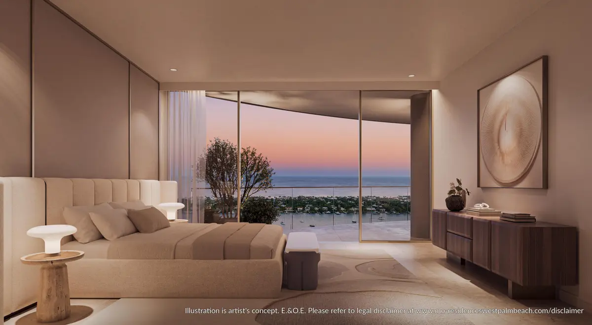 Bedroom MOWPB at 5400 N Flagler Drive 903, West Palm Beach