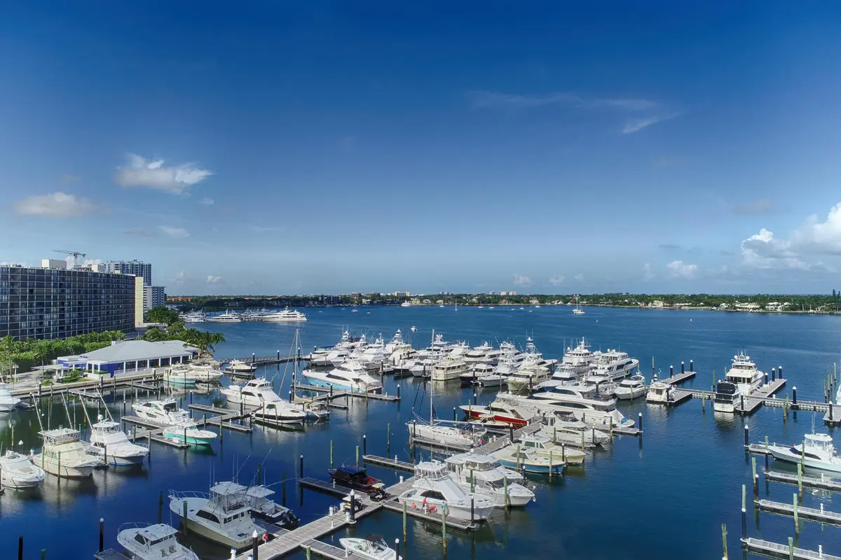 Marina and Intracoastal Views at 100 Lakeshore Drive 754, North Palm Beach