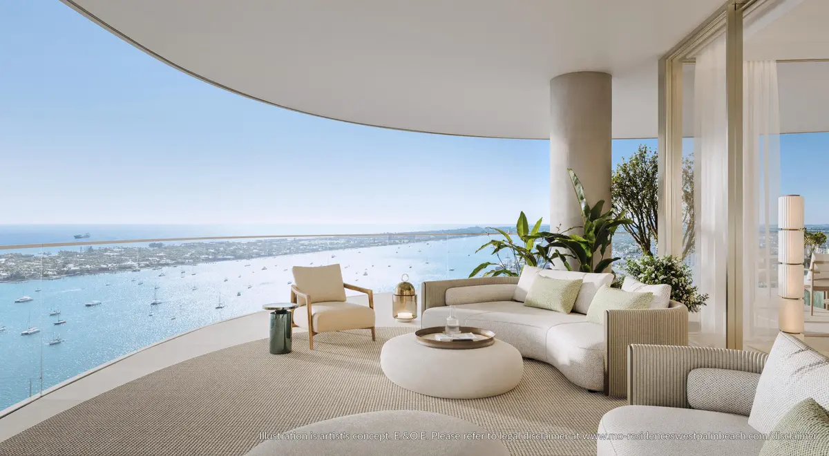 Balcony MOWPB at 5400 N Flagler Drive 1204, West Palm Beach