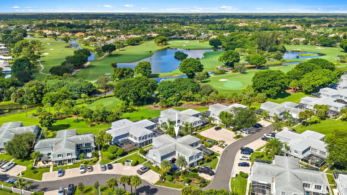 Exterior Aerial at 601 Vision Court, Palm Beach Gardens