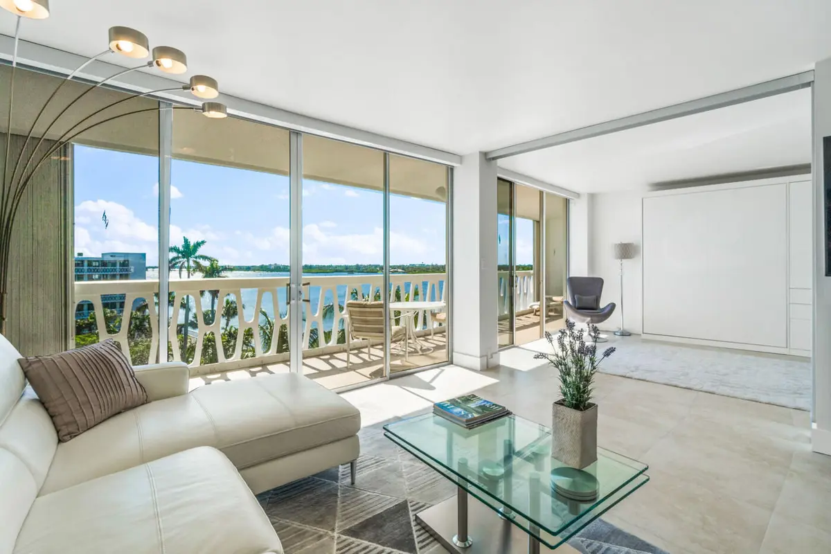 Living Room at 2505 S OCEAN Boulevard 7140, Palm Beach