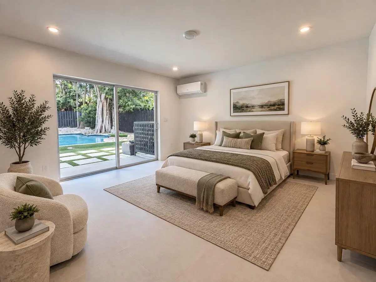 Primary Bedroom VS at 1516 NE 15th Avenue, Fort Lauderdale