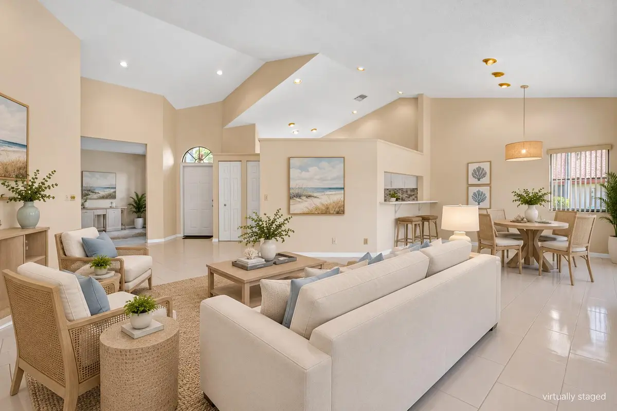 living room second view at 7744 Lexington Club Boulevard, Delray Beach