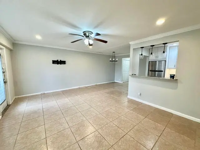 Living / Dining Area at 118 Mansfield C, Boca Raton