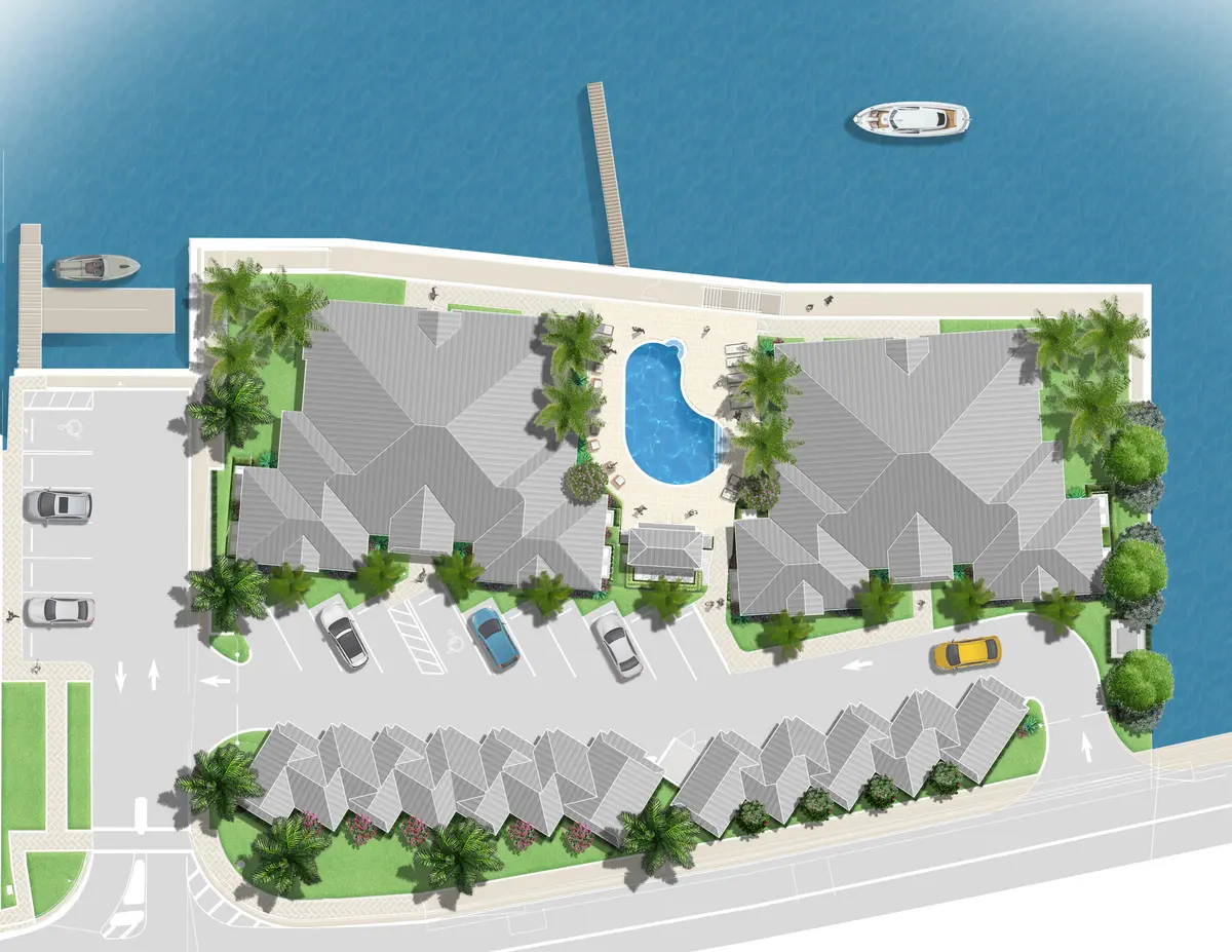 Plat Rendering at 411 S Indian River Drive, Fort Pierce
