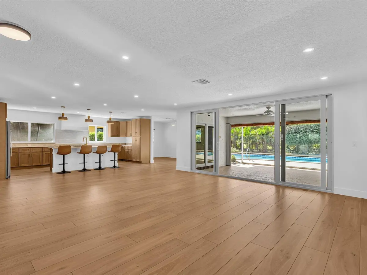 Living Room/Kitchen at 3264 Lakeview Drive, Delray Beach