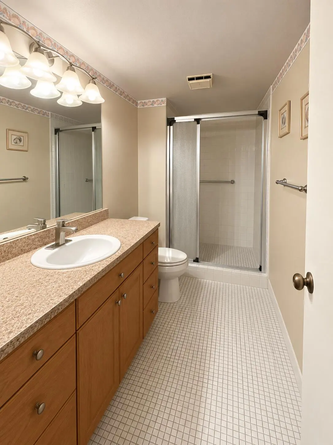 Main Bathroom at 6675 S Oriole Boulevard 205, Delray Beach