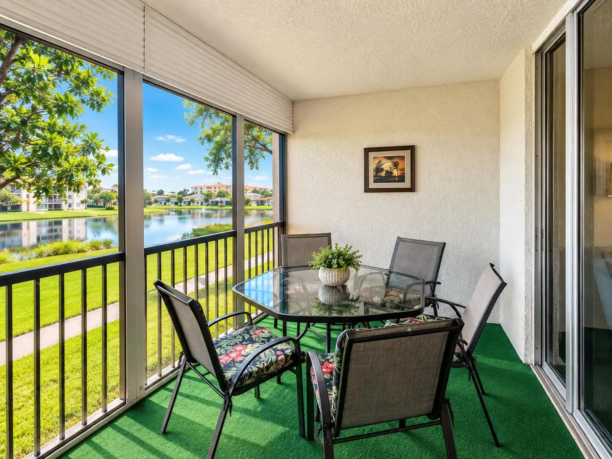Patio/View at 6675 S Oriole Boulevard 205, Delray Beach