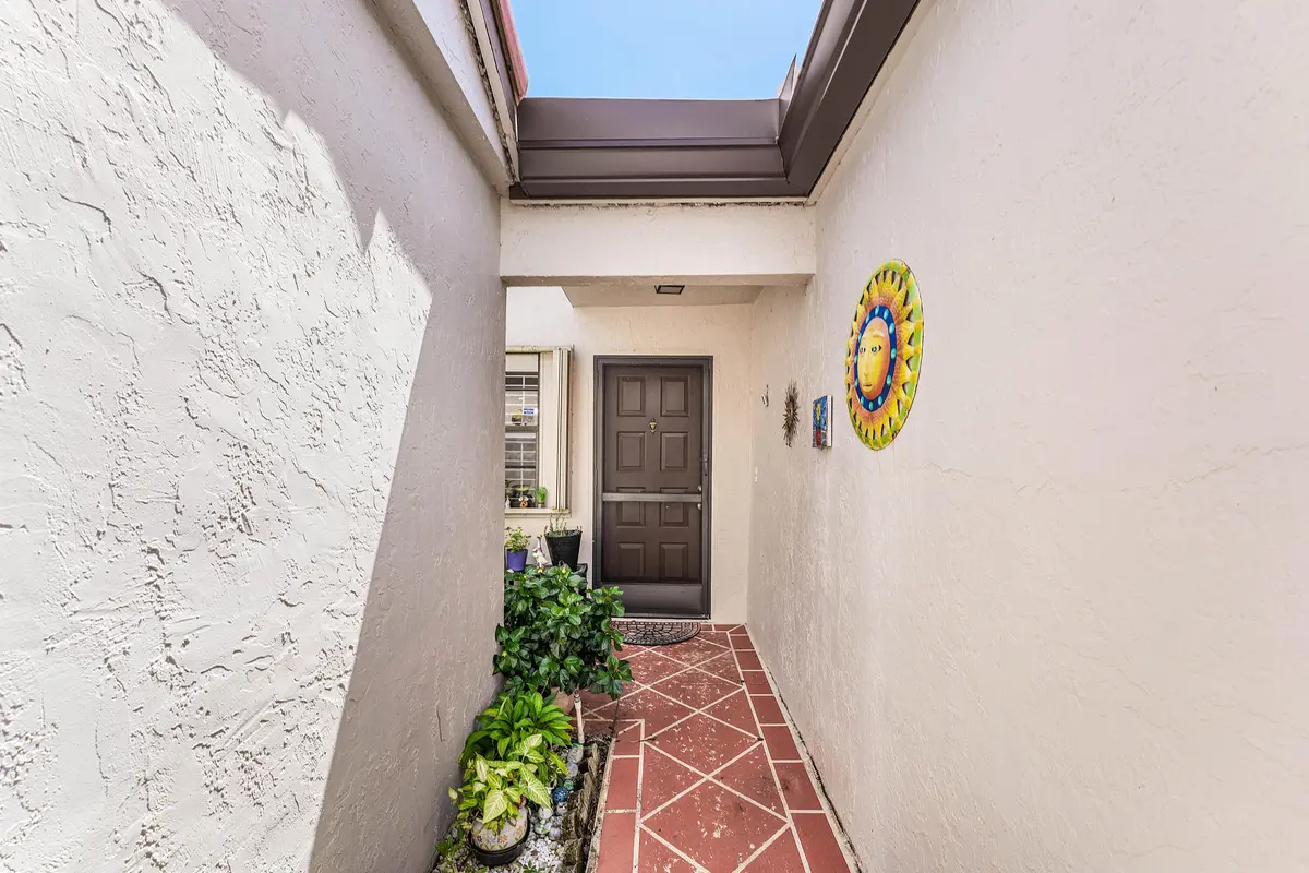 Main Entrance at 6375 KINGS GATE Circle, Delray Beach