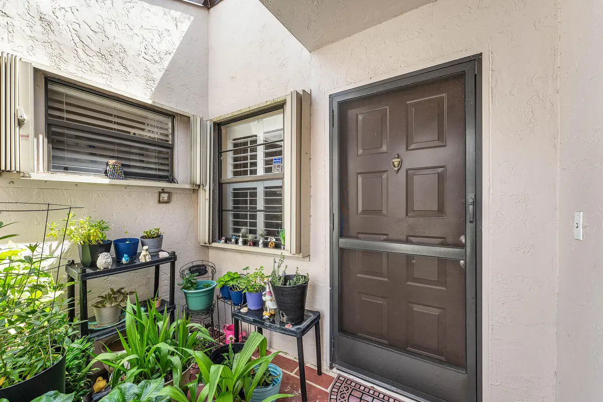 Front Door at 6375 KINGS GATE Circle, Delray Beach