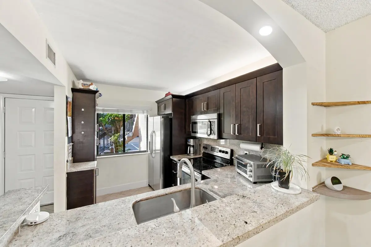 Kitchen at 6585 Somerset Drive 102, Boca Raton