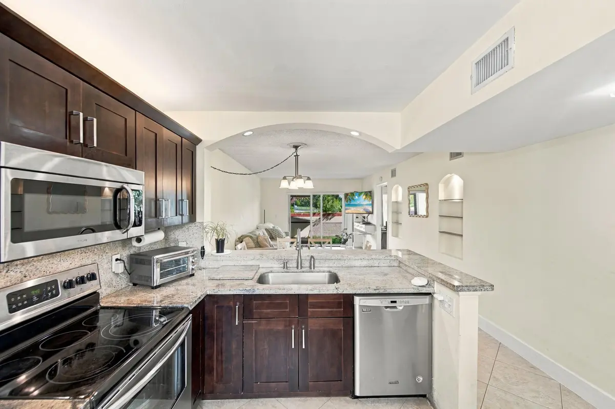 Kitchen at 6585 Somerset Drive 102, Boca Raton