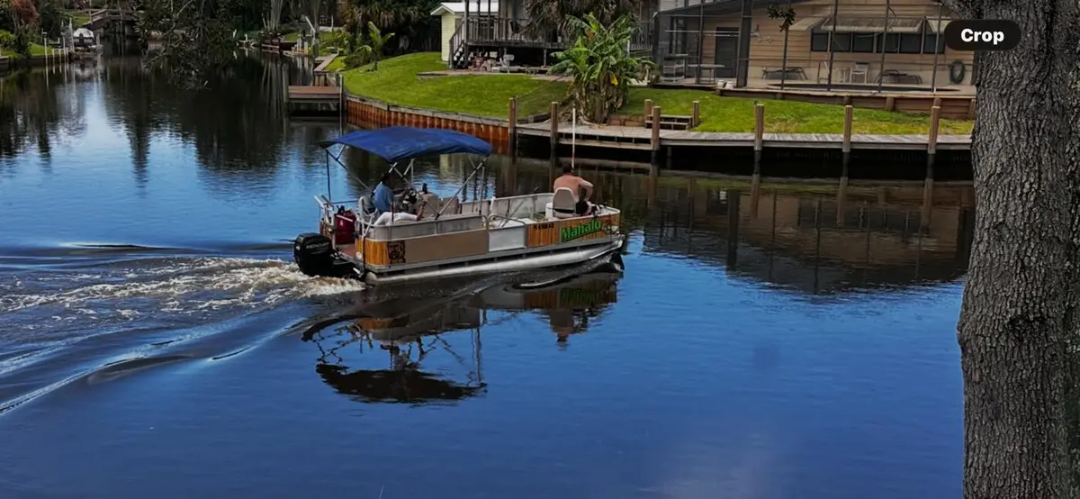 Pontoon at 7882 SE PARADISE Drive, Stuart