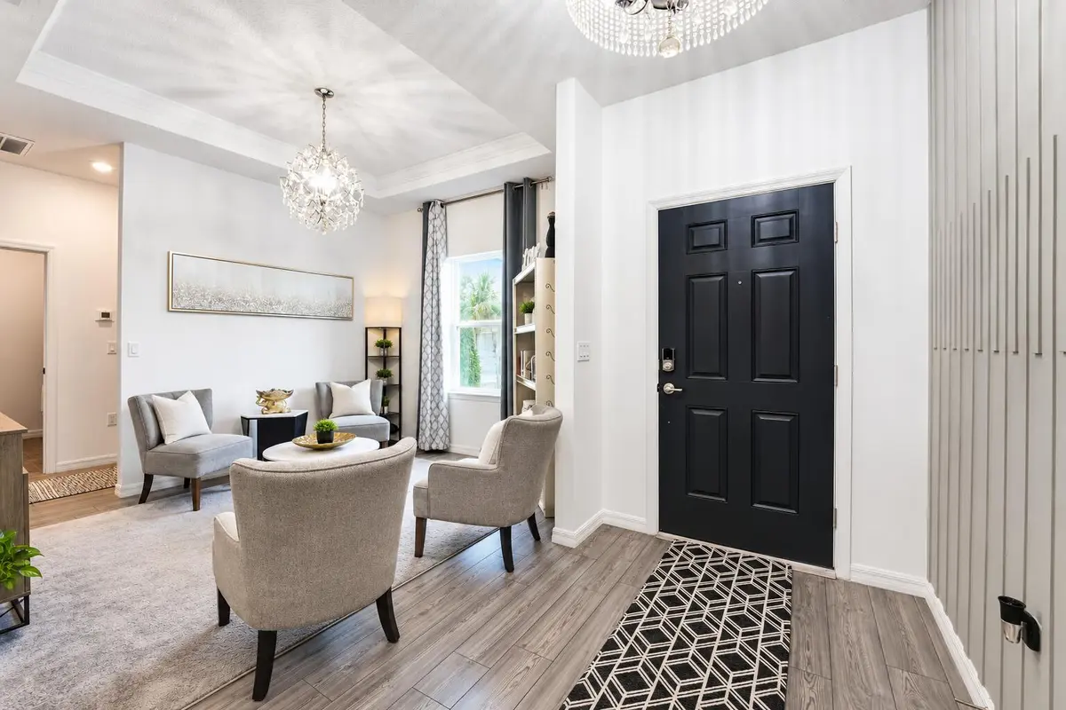 Welcoming Entry & Living Area at 1016 SW Paar Drive, Port St. Lucie