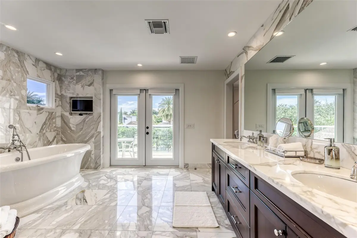 Primary Bathroom at 524 Poinciana Drive, Fort Lauderdale