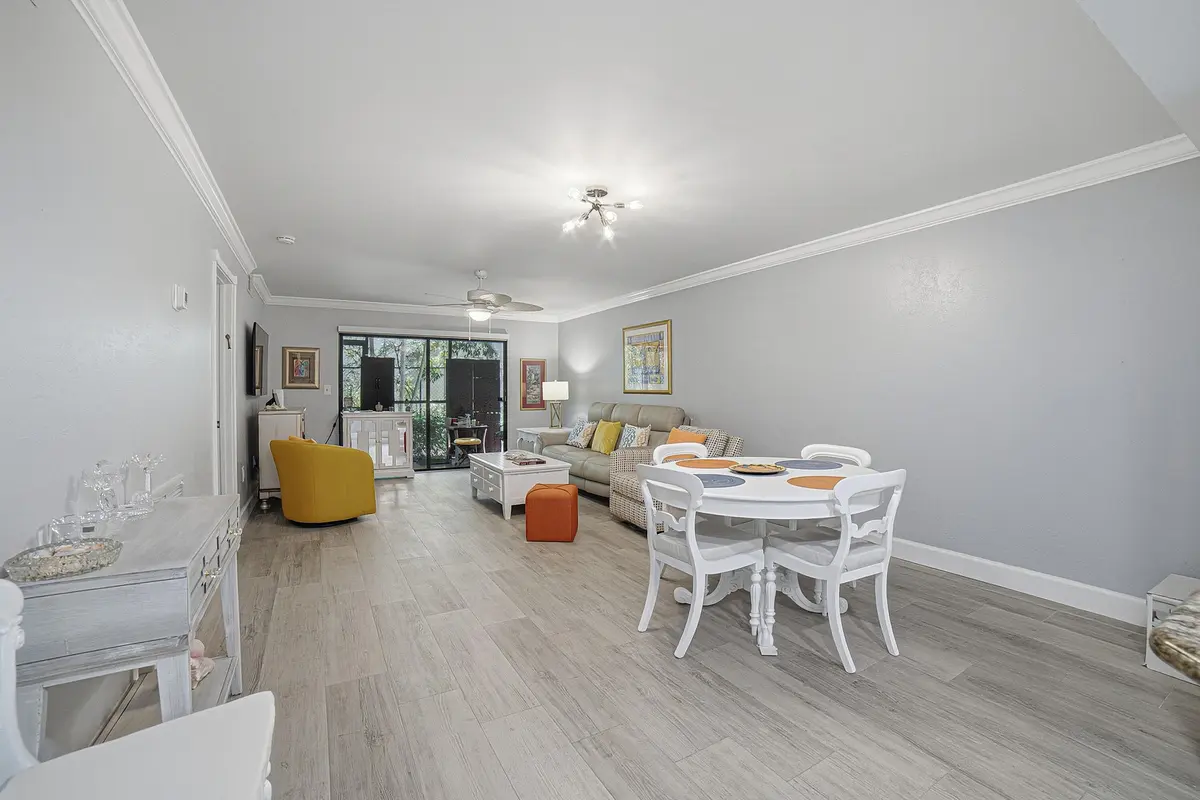 05-Dining Area-Livingroom at 3525 S Ocean Boulevard 103, South Palm Beach