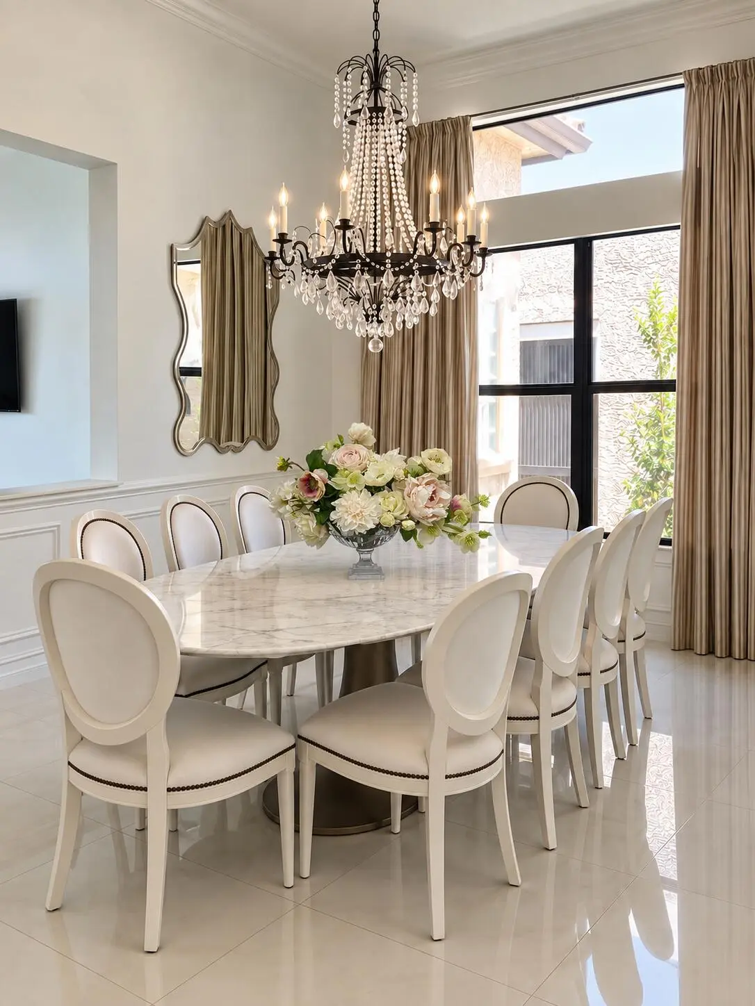 dining room at 8931 Little Falls Way, Delray Beach