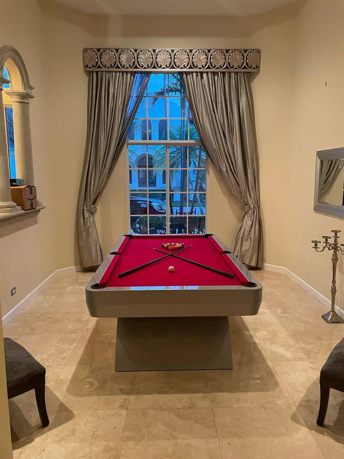 Billiard Room at 5532 ESTATE OAK Circle, Hollywood