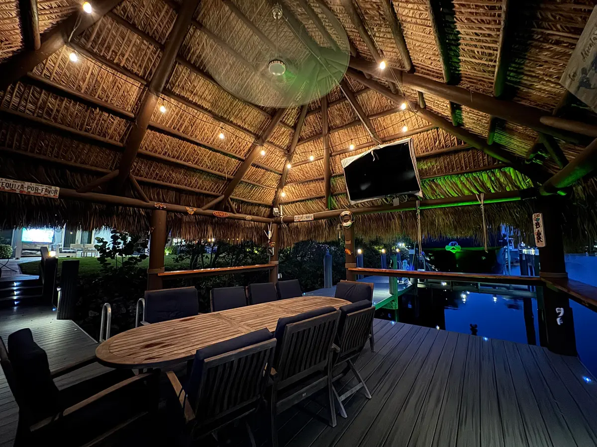 Dock Night at 730 CAMINO LAKES Circle, Boca Raton