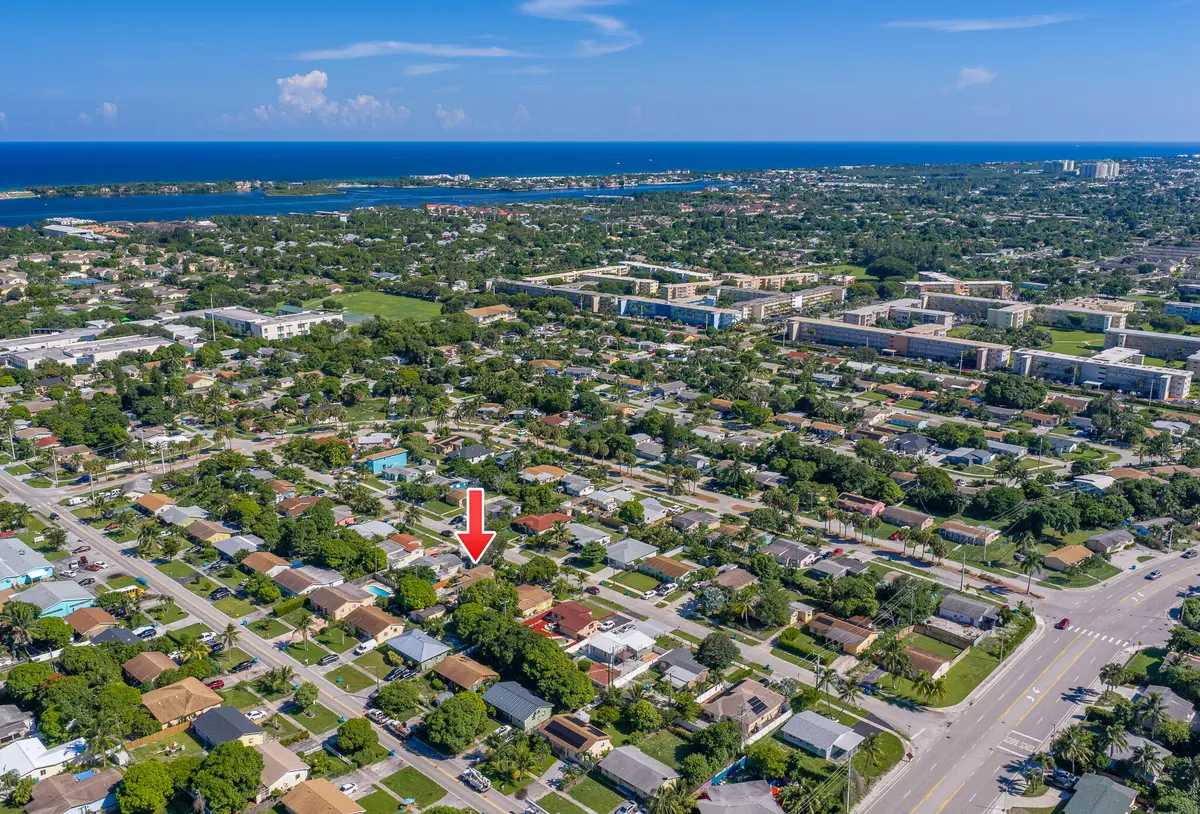 Aerial View at 171 NE 28TH Court, Boynton Beach