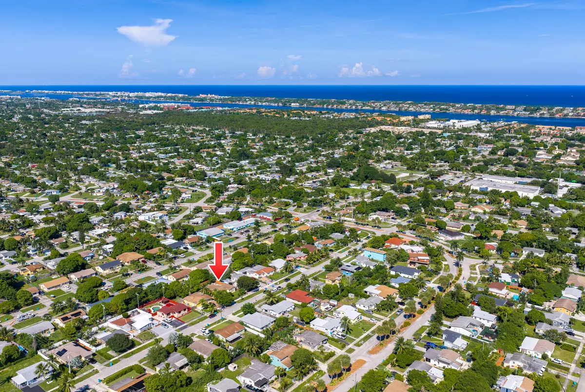 Aerial View at 171 NE 28TH Court, Boynton Beach
