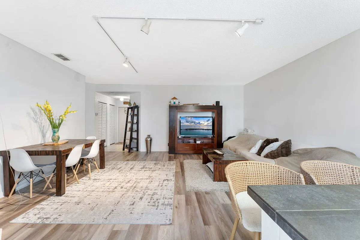 Living/Dining Area at 6595 VIA REGINA, Boca Raton