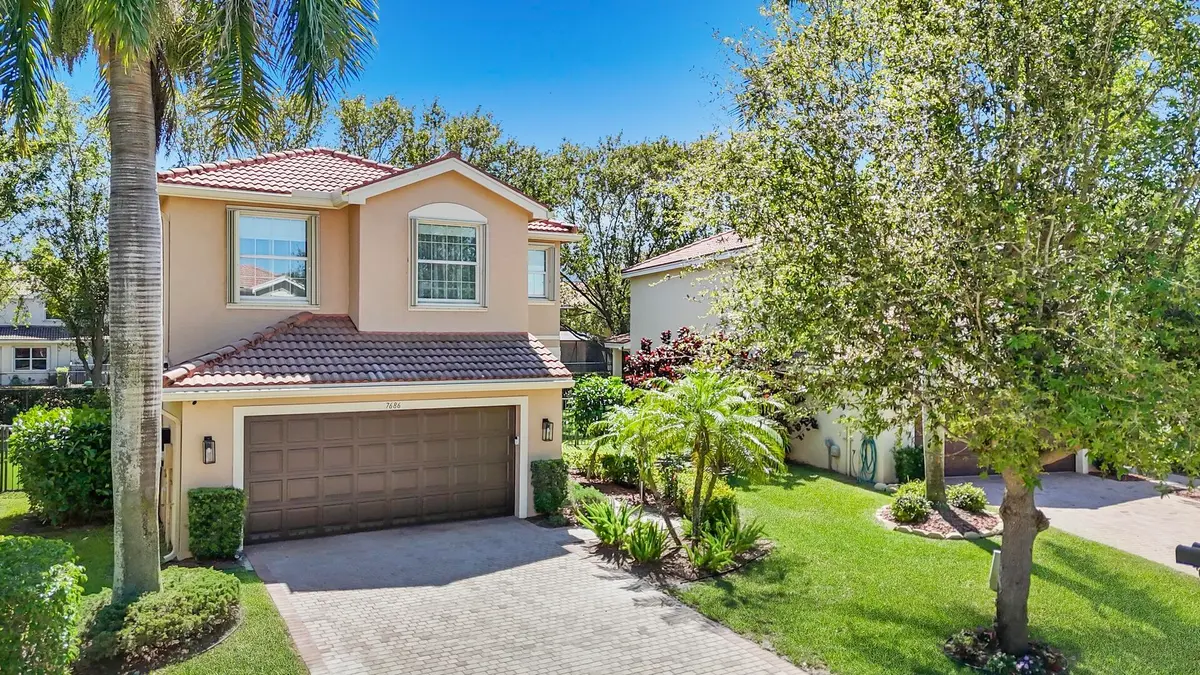 Front of home at 7686 CORKWOOD Avenue, Boynton Beach