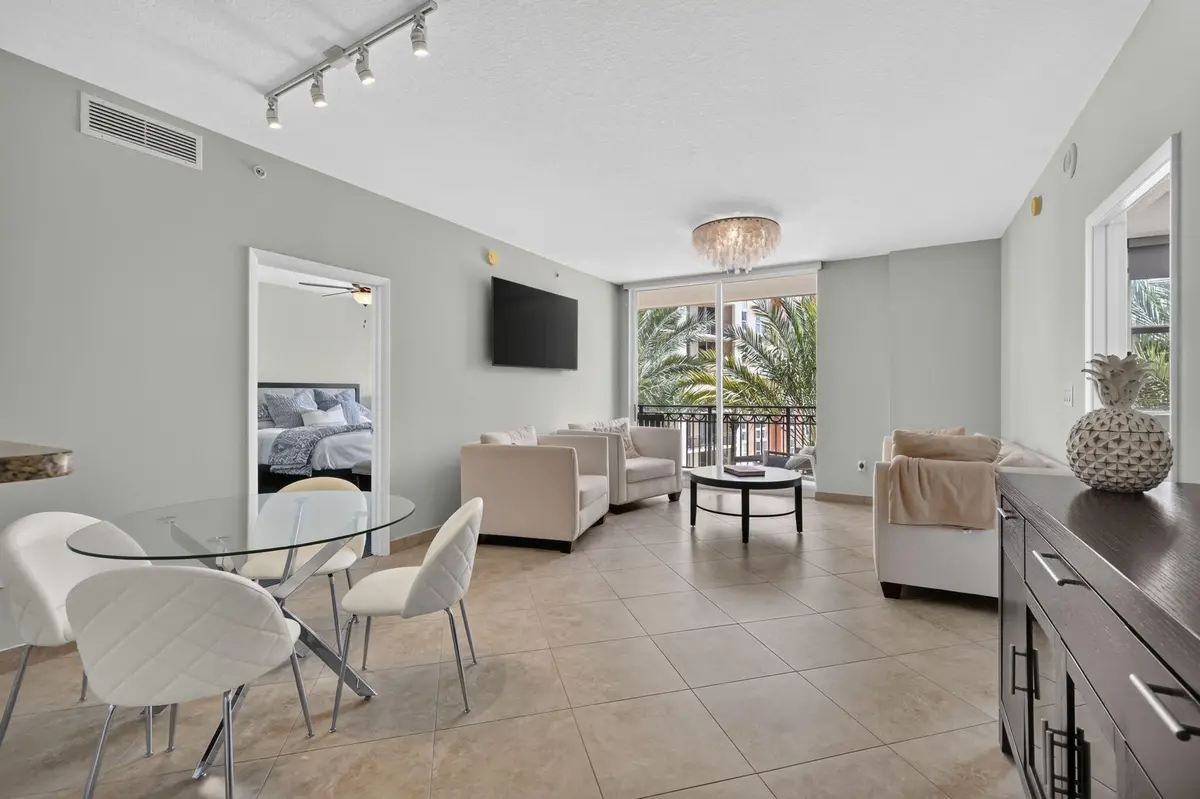 Dining and Living Areas at 550 Okeechobee Boulevard 1215, West Palm Beach
