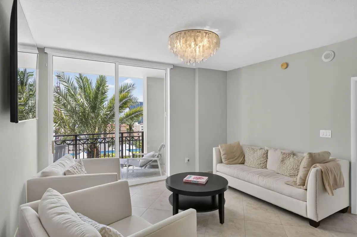 Living Area Views at 550 Okeechobee Boulevard 1215, West Palm Beach