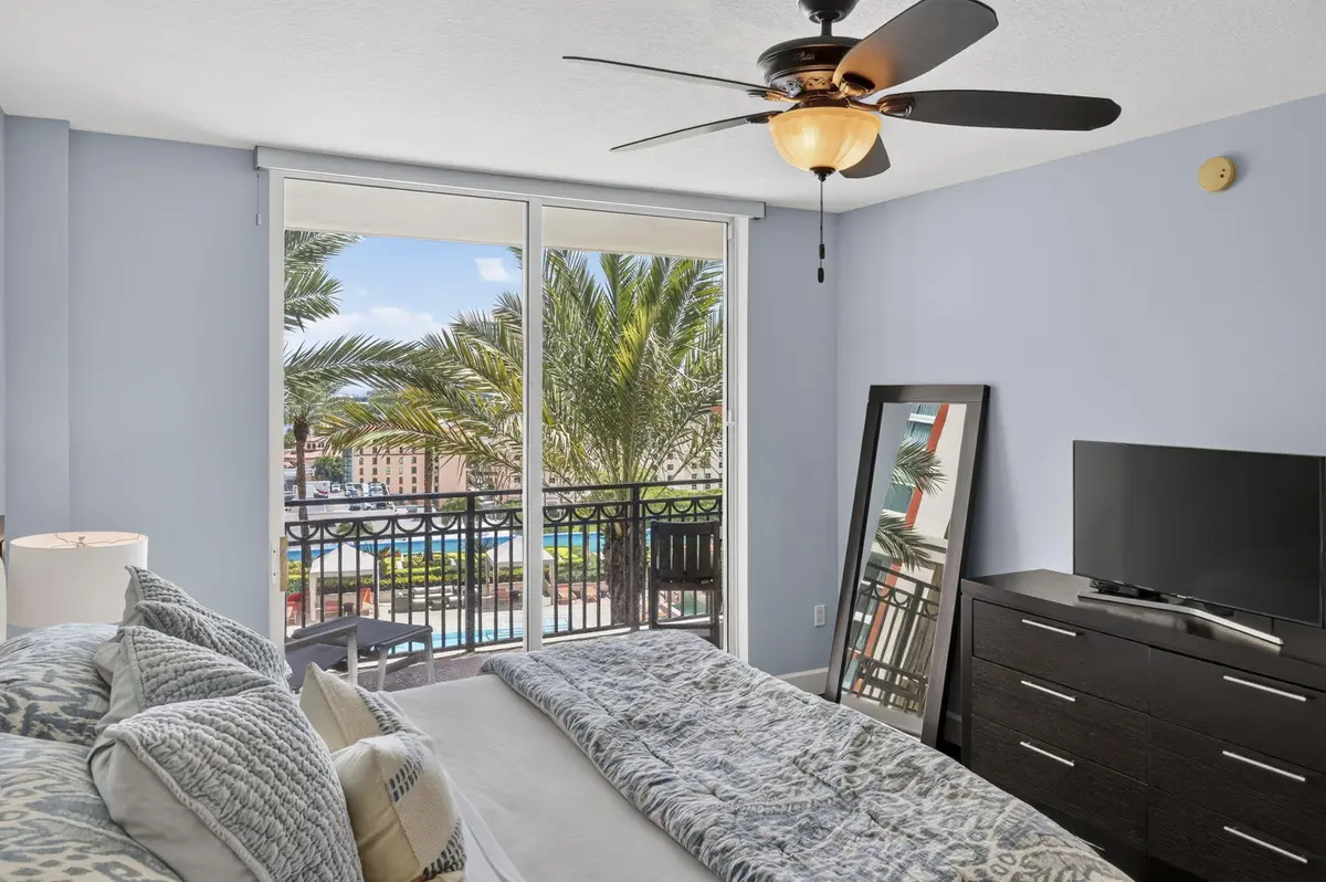 Primary Bedroom Views at 550 Okeechobee Boulevard 1215, West Palm Beach