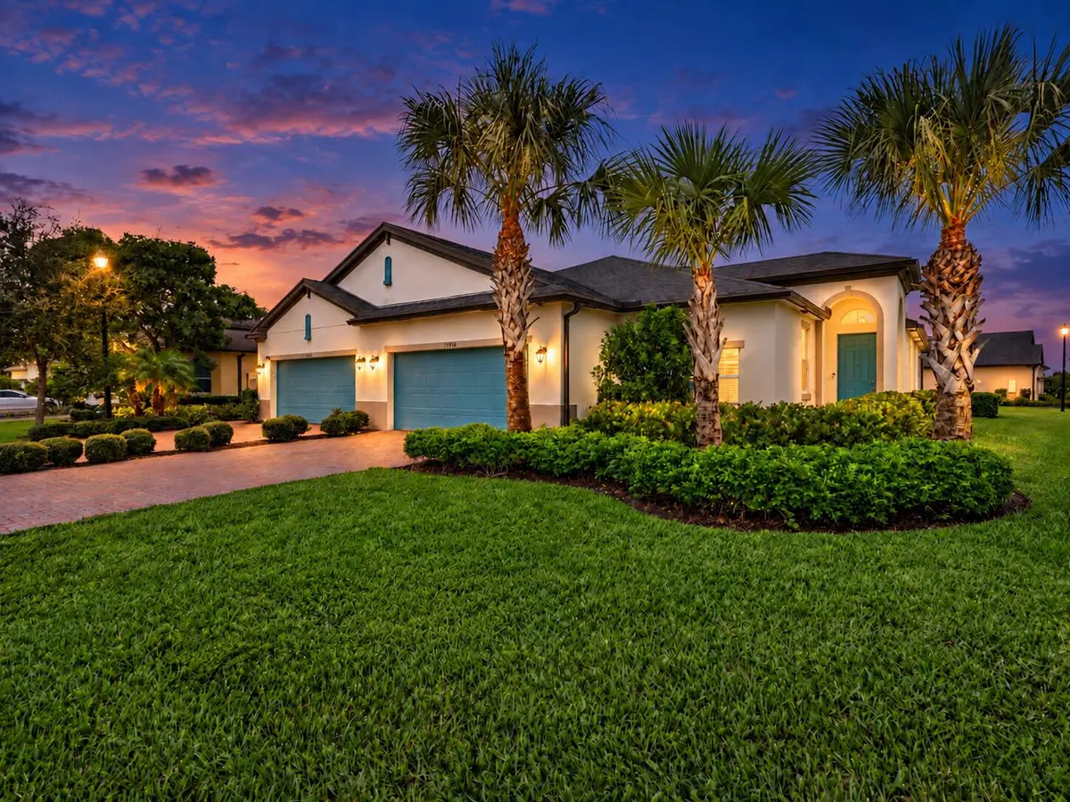 Front of Structure _twilight Shot at 11476 SW Lake Park Drive, Port St. Lucie