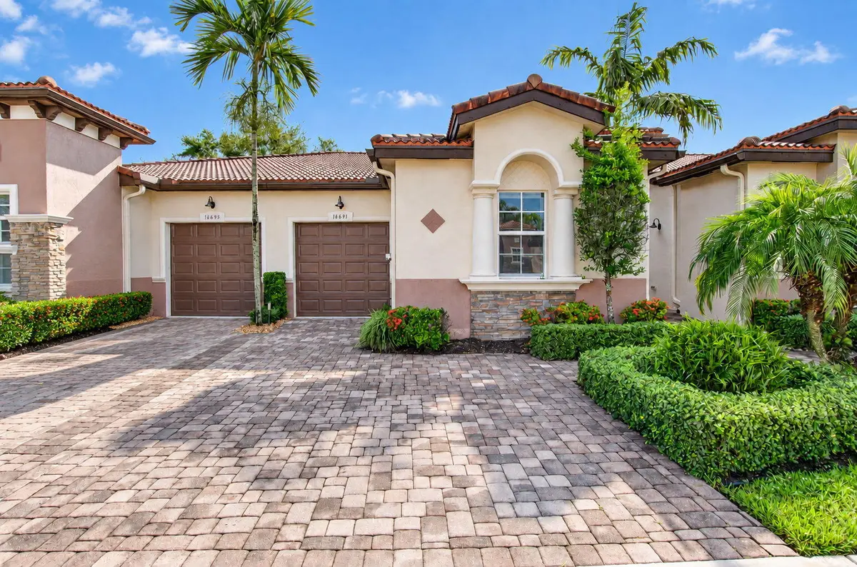 Front of Home at 14691 Barletta Way, Delray Beach