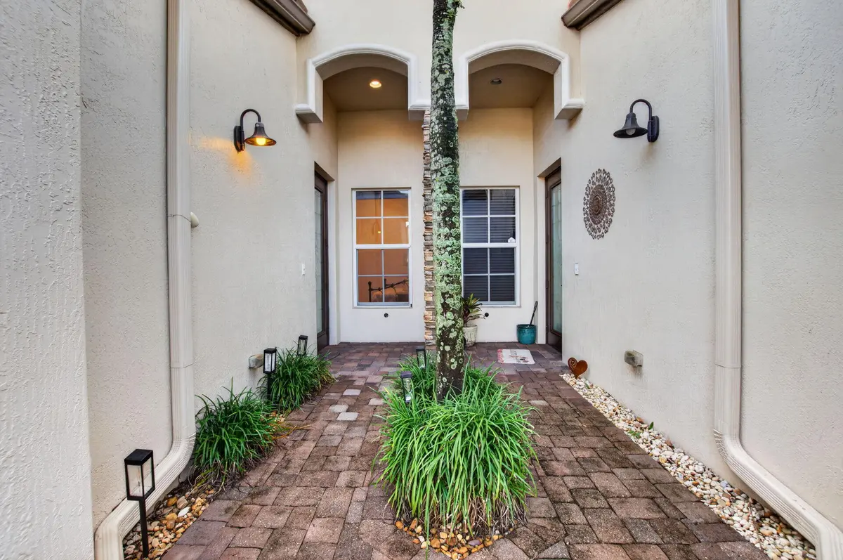 Front entrance at 14691 Barletta Way, Delray Beach