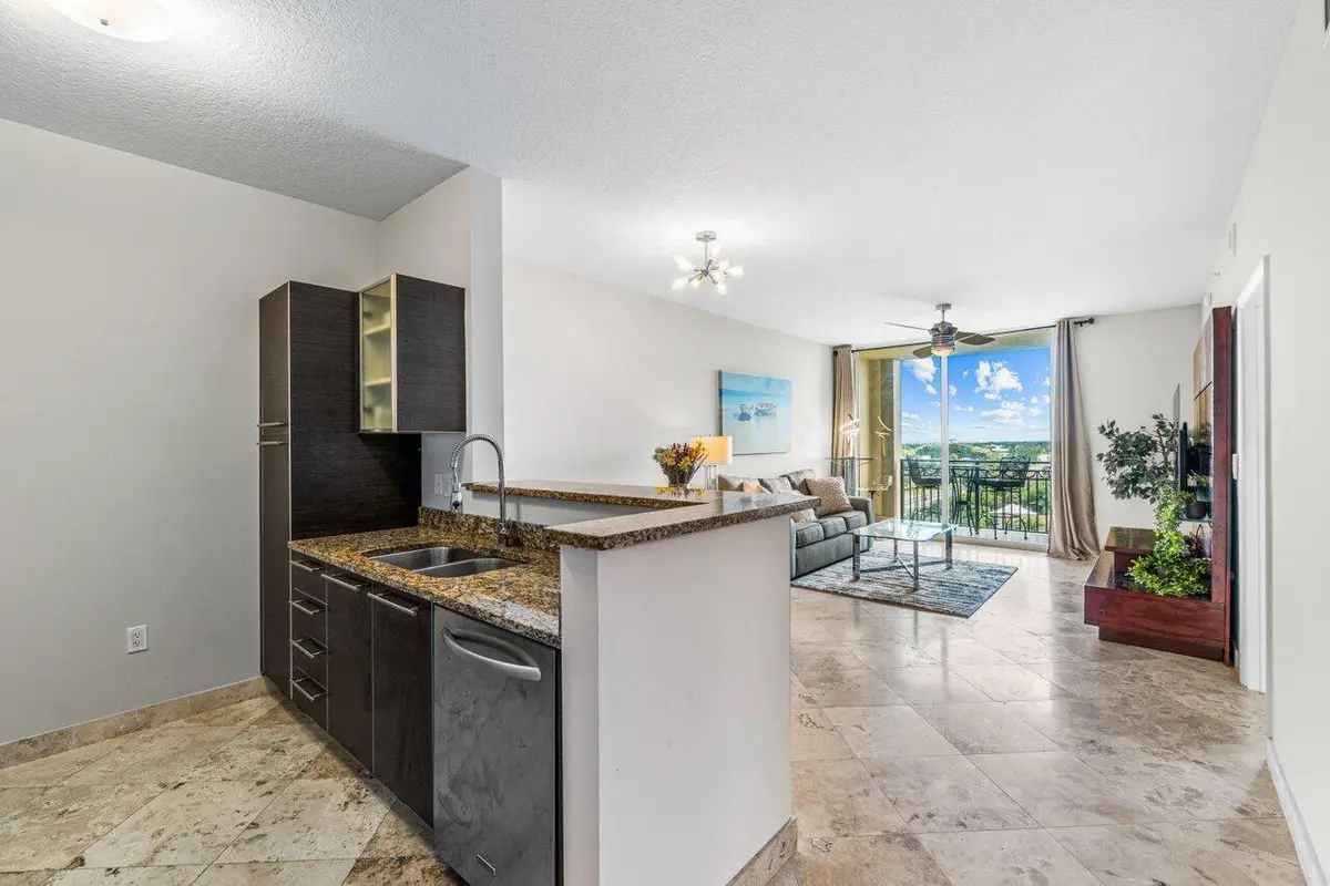 Kitchen with All S/S Appliances at 550 Okeechobee Boulevard 824, West Palm Beach