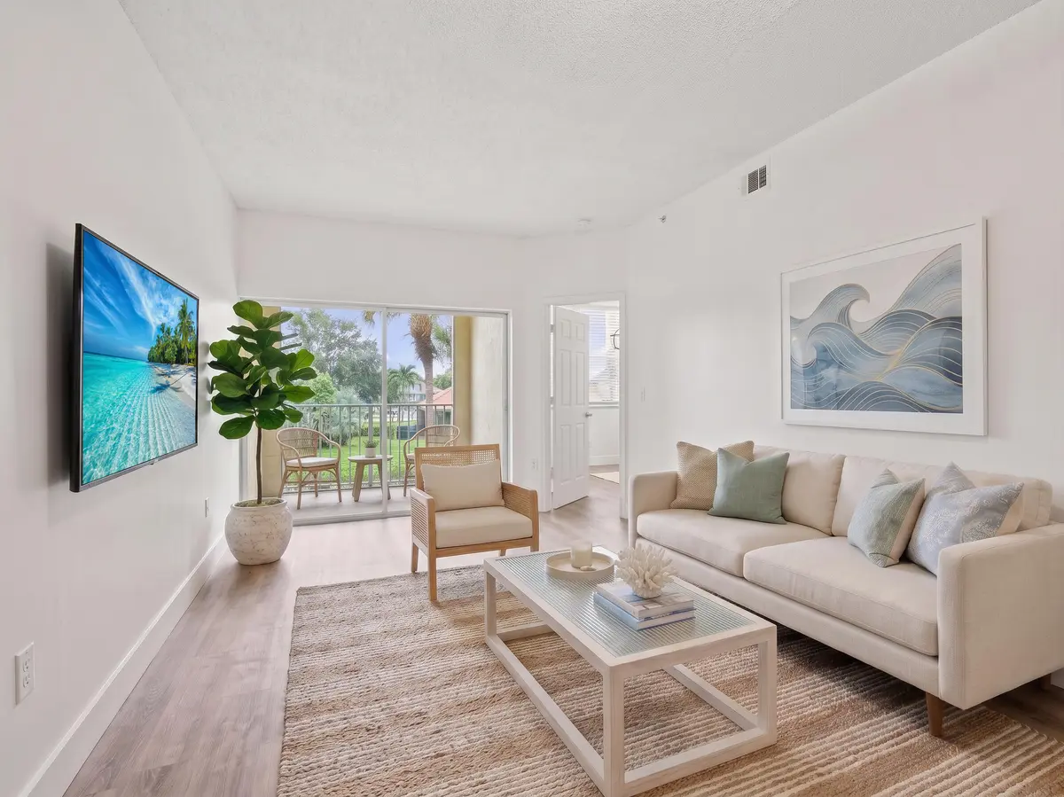 Stage-Living-Room-with-Tv-Full-Color at 2020 GREENVIEW SHORES Boulevard 109, Wellington