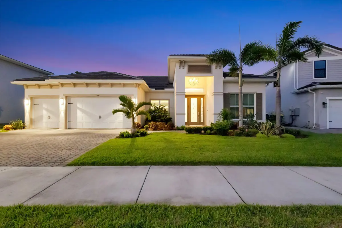 Front view at 5003 SW Winchester Drive, Stuart