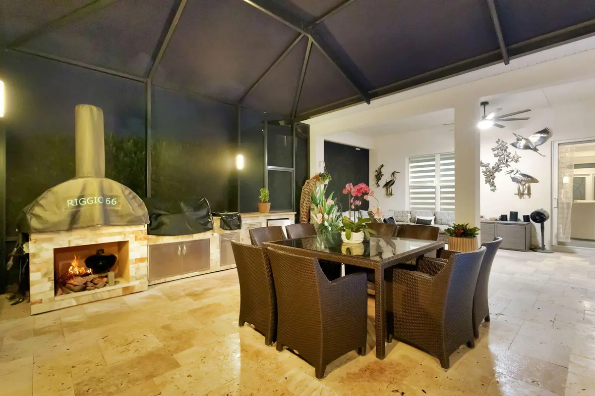Lovely outdoor Kitchen at 5003 SW Winchester Drive, Stuart