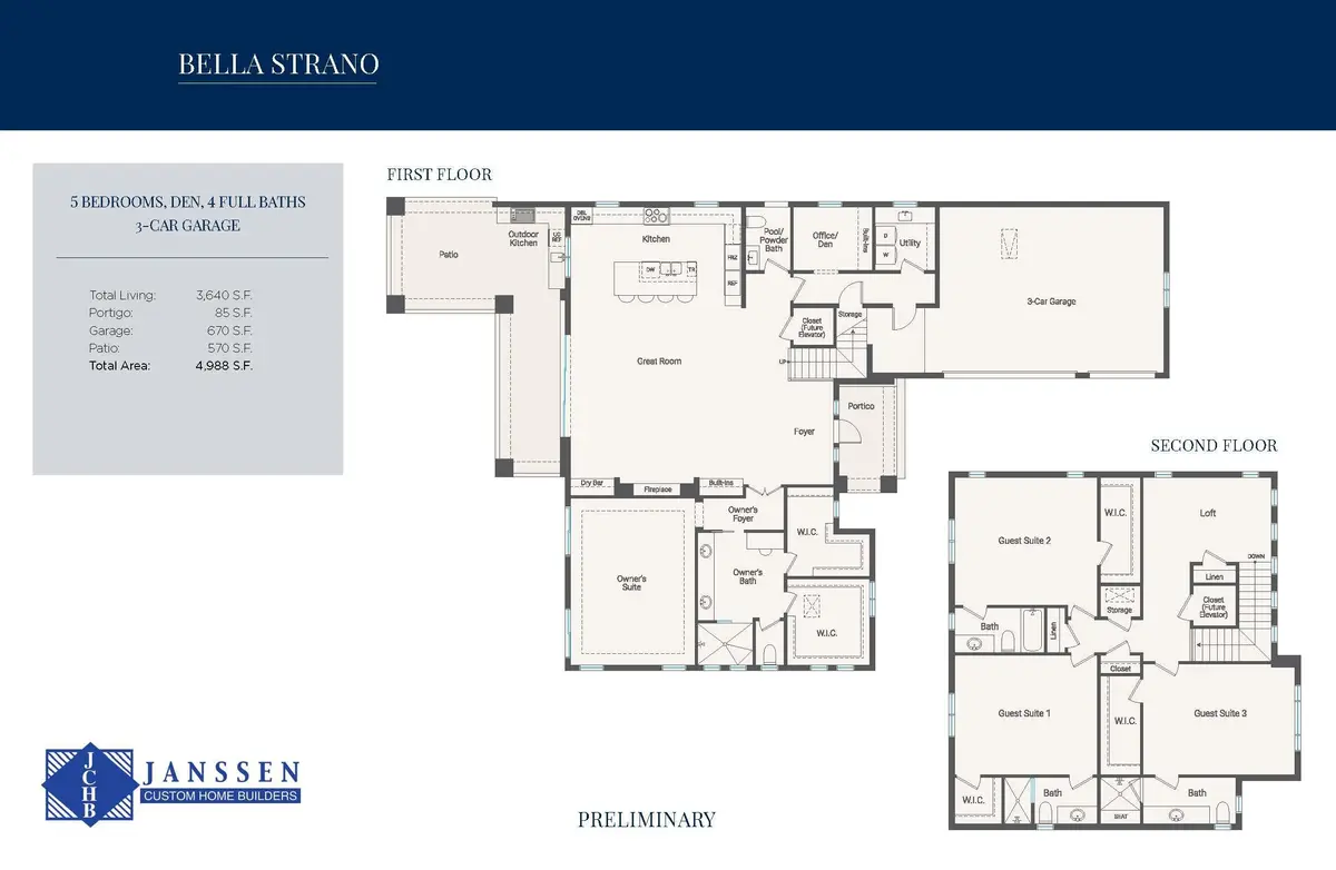 Floor Plan at 219 SE Bella Strano, Port St. Lucie