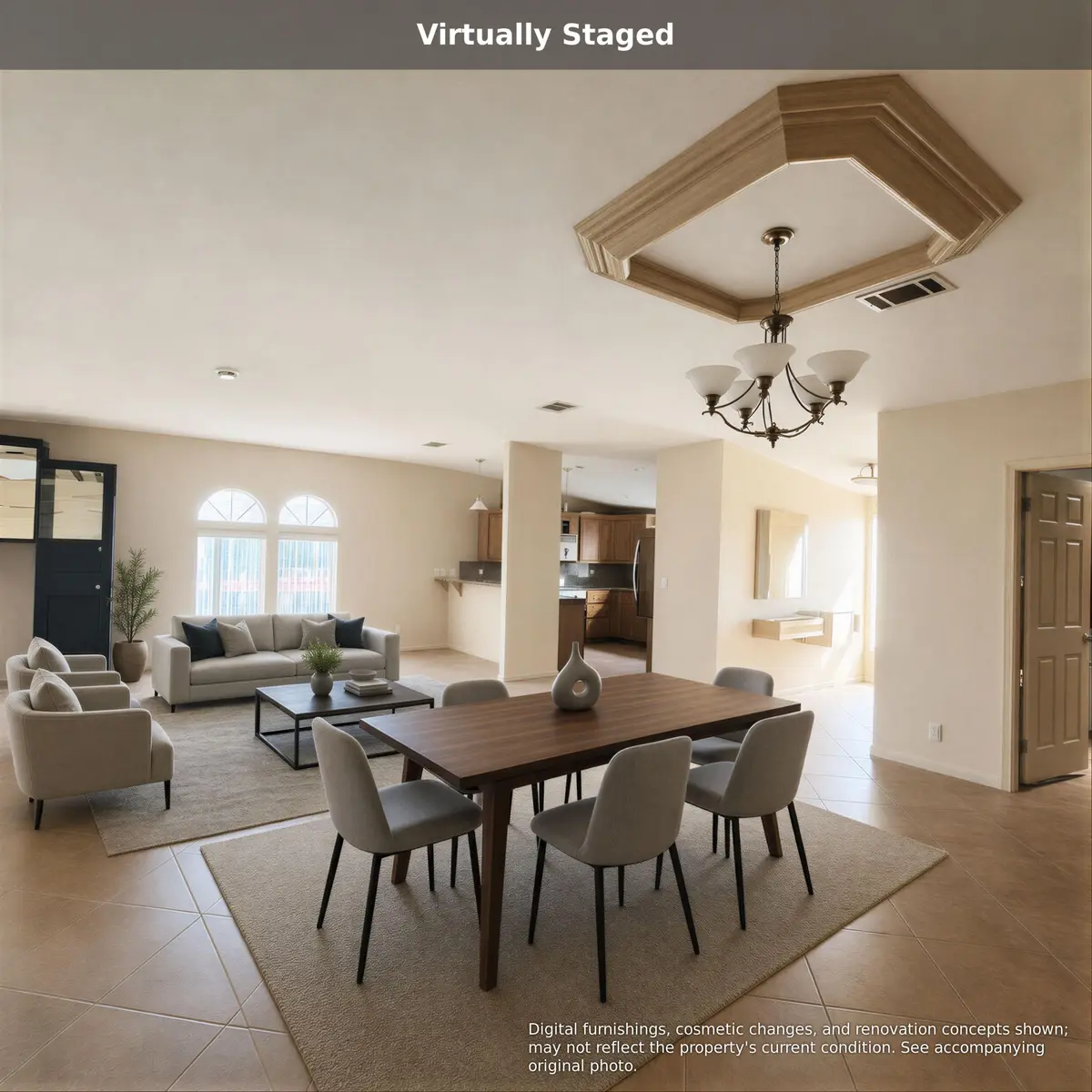 great room view 4 enhanced at 3224 Scarlet Tanager Court, Port St. Lucie