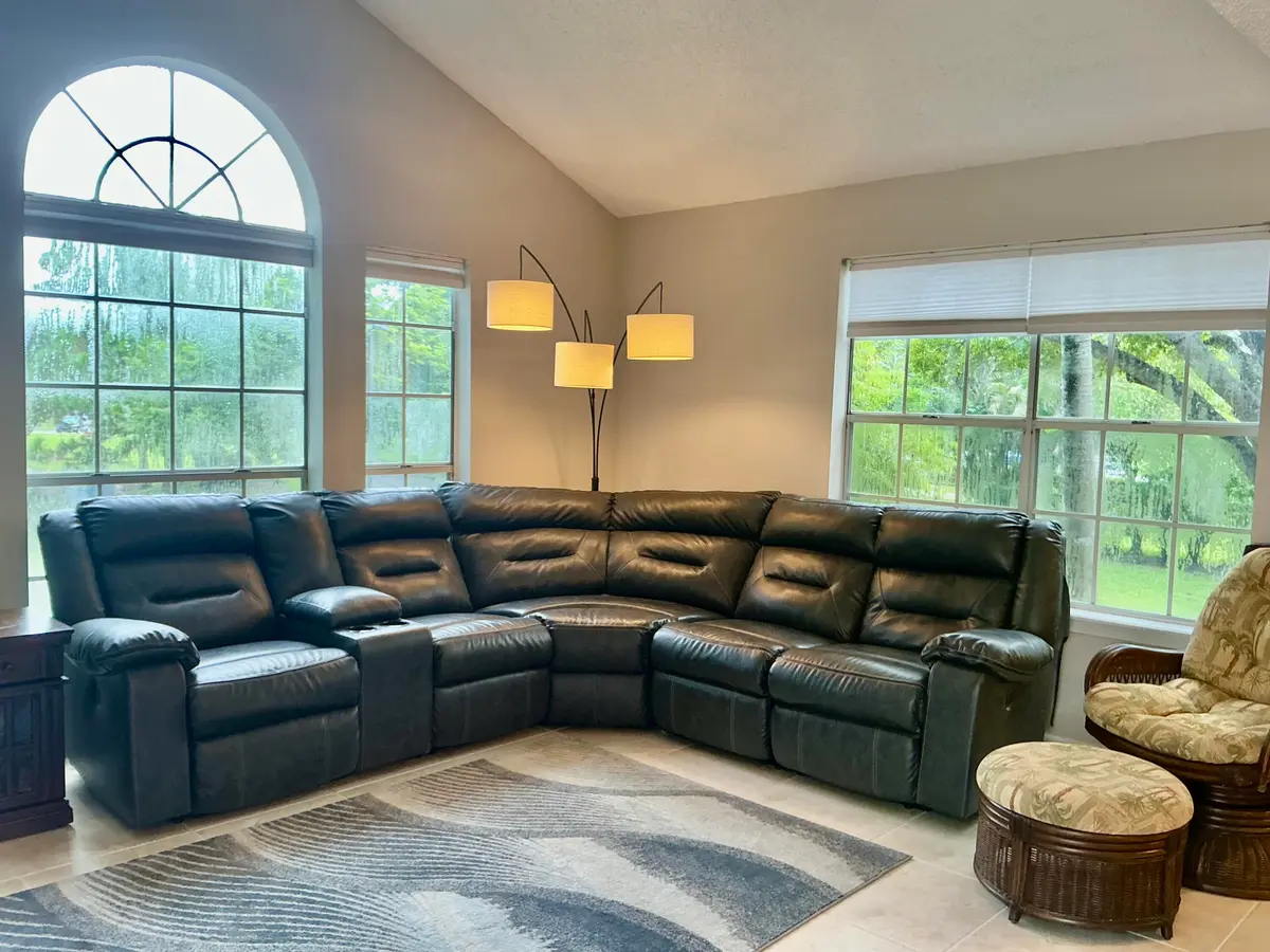 Vaulted Living Area at 1125 CRYSTAL Way B, Delray Beach