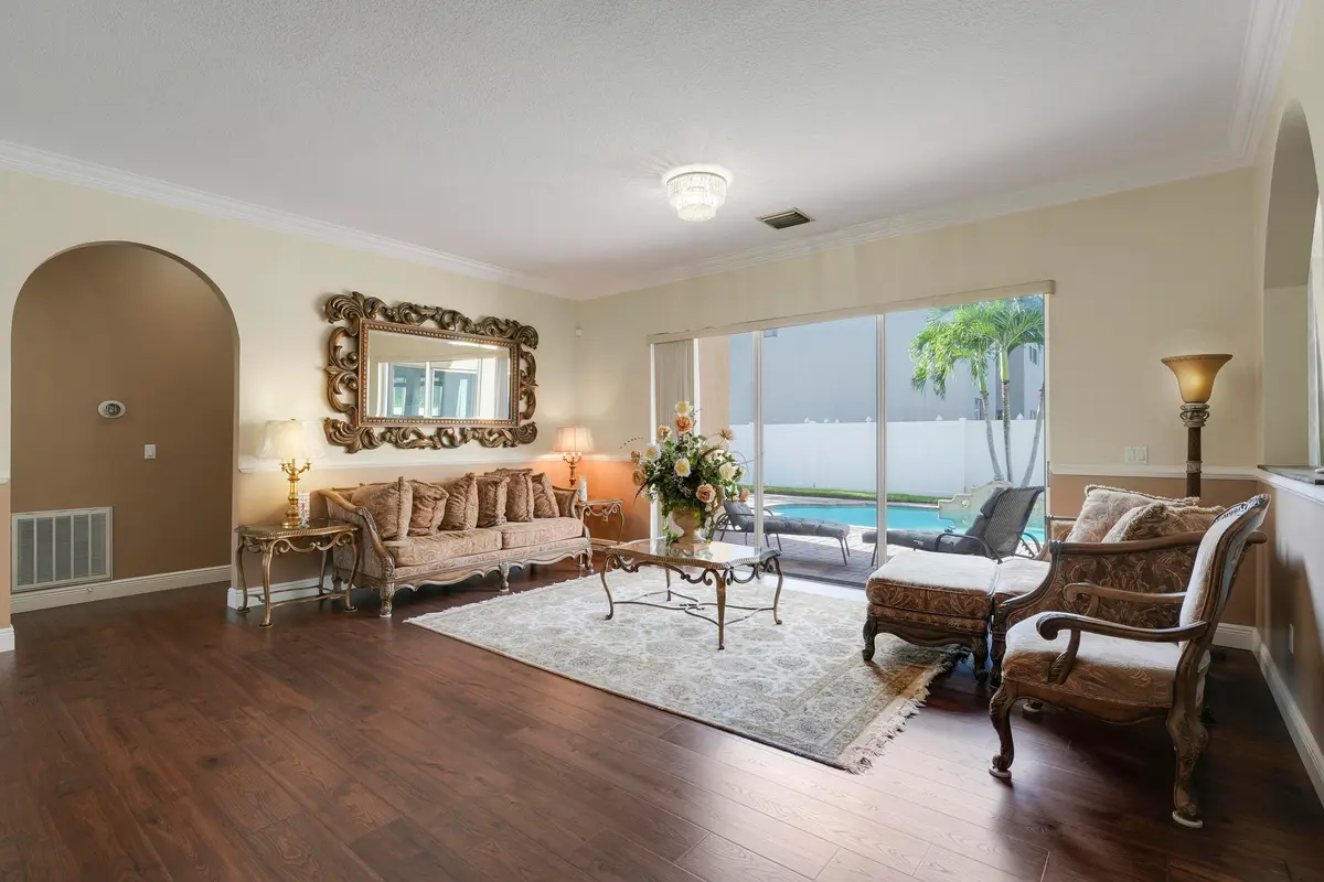 Living Room at 8608 PALISADES LAKE Drive, West Palm Beach