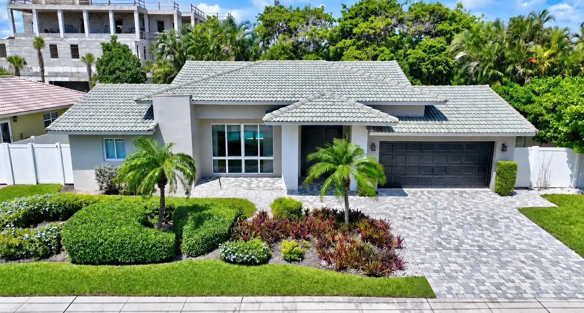 Aerial front_full_frame at 3841 NE 6TH Drive, Boca Raton