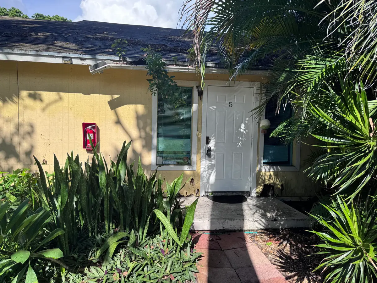 Apt 5 Front door patio at 8975 Burma Road, West Palm Beach