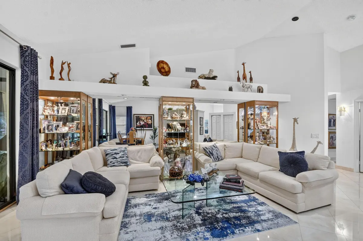 Living Room at 7573 Lexington Club Boulevard A, Delray Beach