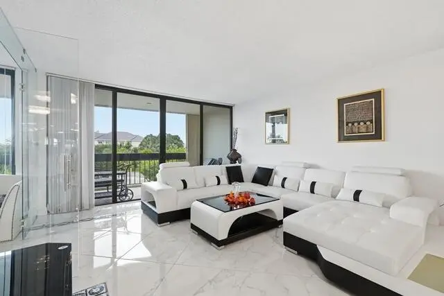 Living Room at 2400 Presidential Way 301, West Palm Beach