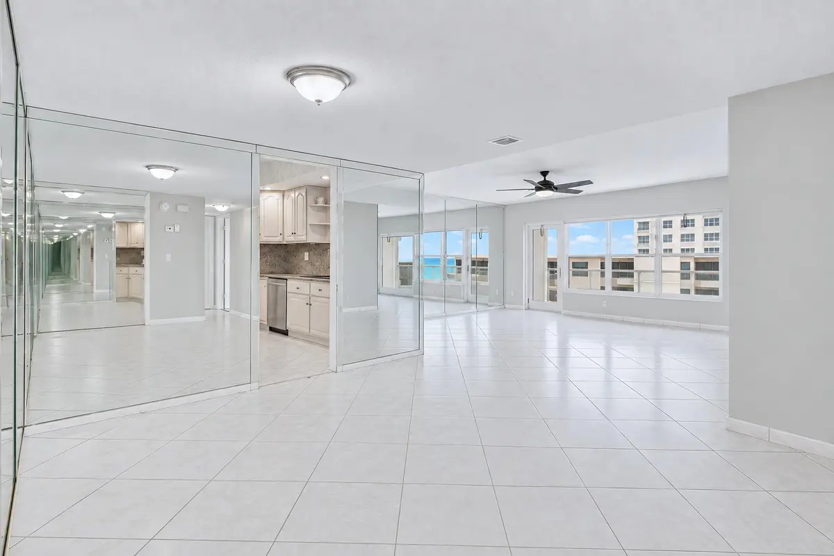 Dining Space & Living Room at 3750 Galt Ocean Drive Unit 1710, Fort Lauderdale