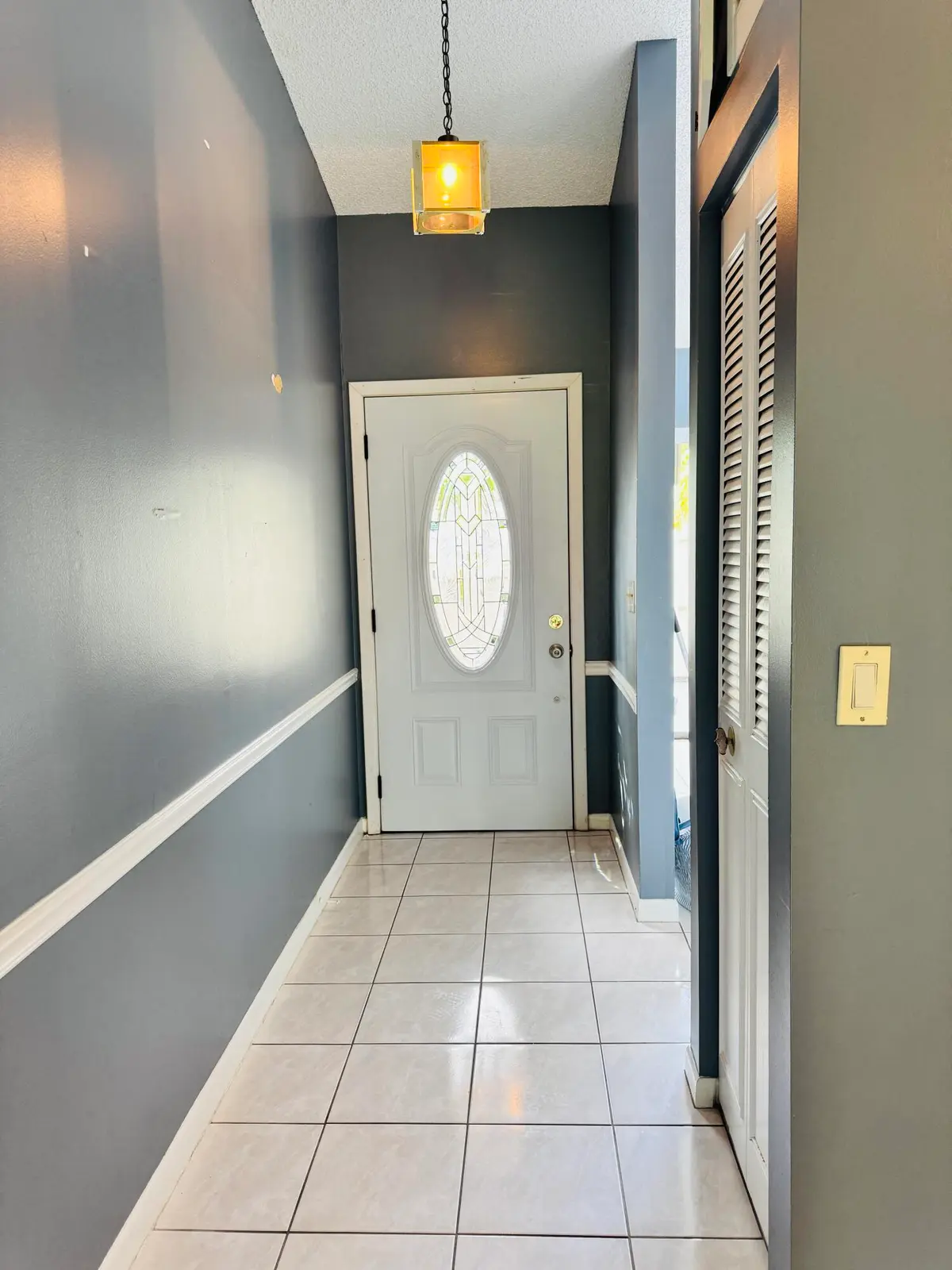 Front hallway at 1025 Green Pine Boulevard B, West Palm Beach