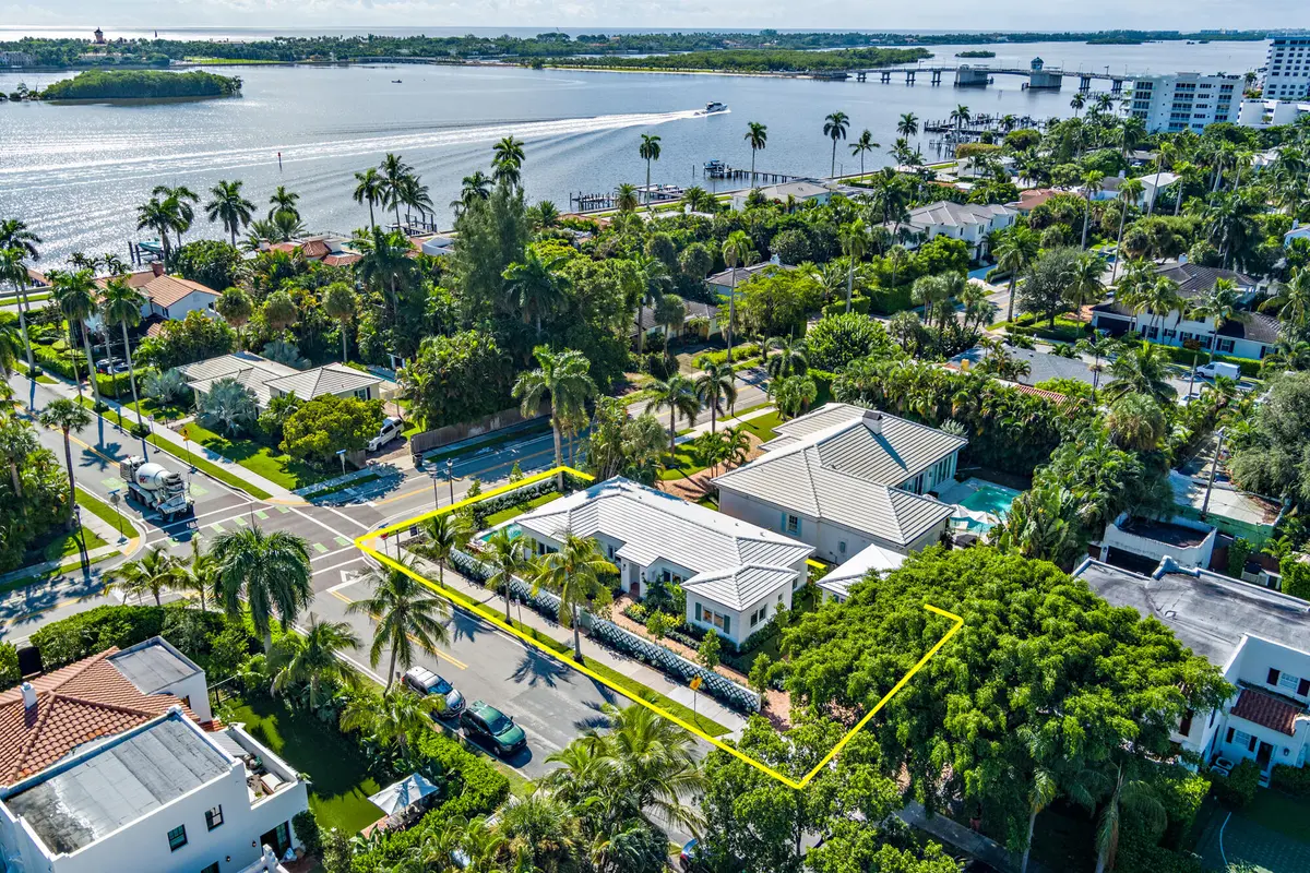 Aerial at 110 Greenwood Drive, West Palm Beach
