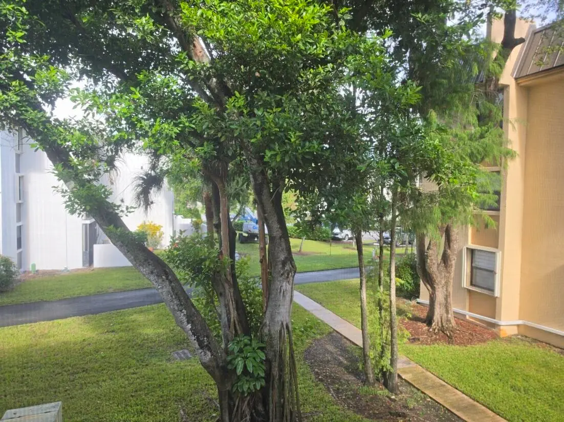 PRIVATE VIEW FROM PATIO at 8425 Forest Hills Drive 205, Coral Springs
